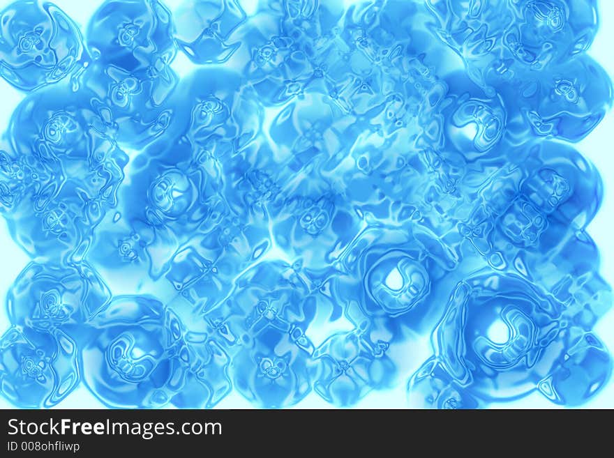 Water texture generated by computer