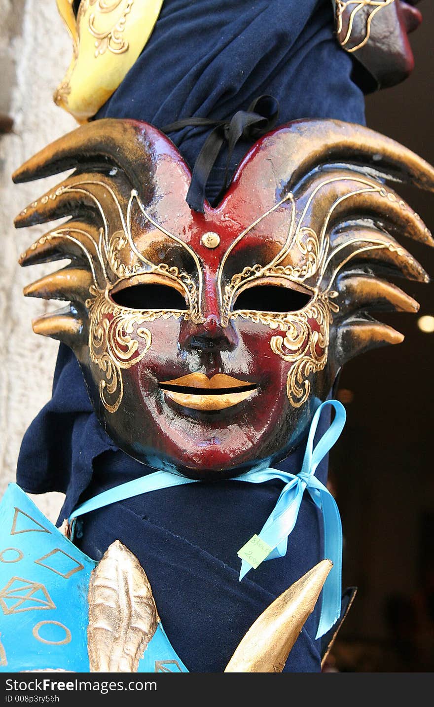 Traditional venetian masks for carnival. Traditional venetian masks for carnival