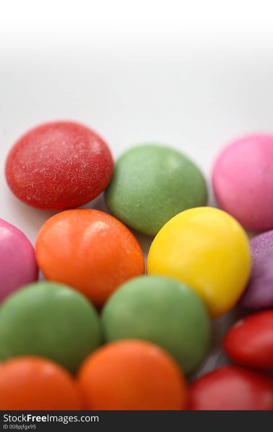 Close up of pile of smarties. Close up of pile of smarties