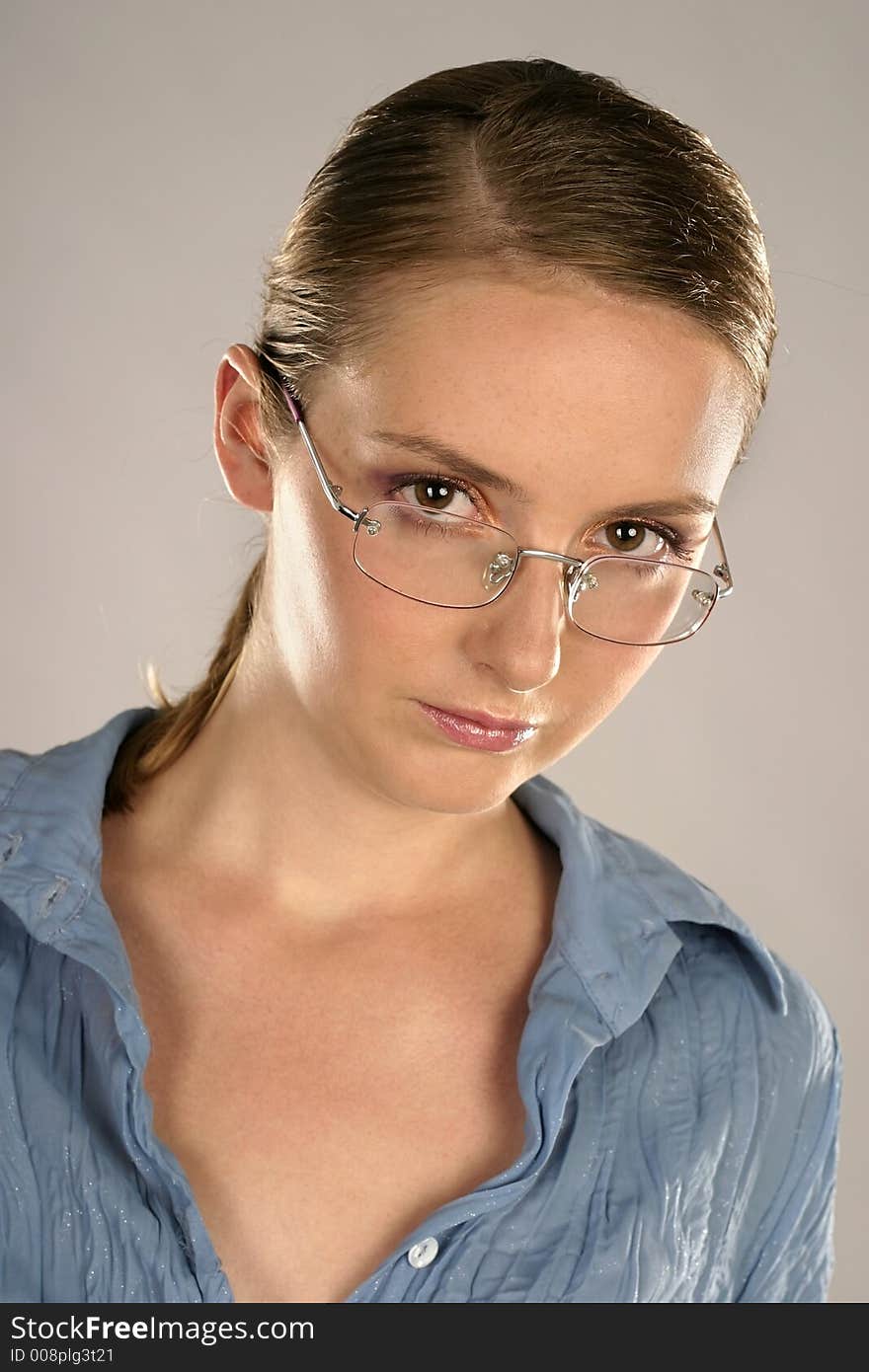 Woman in glasses