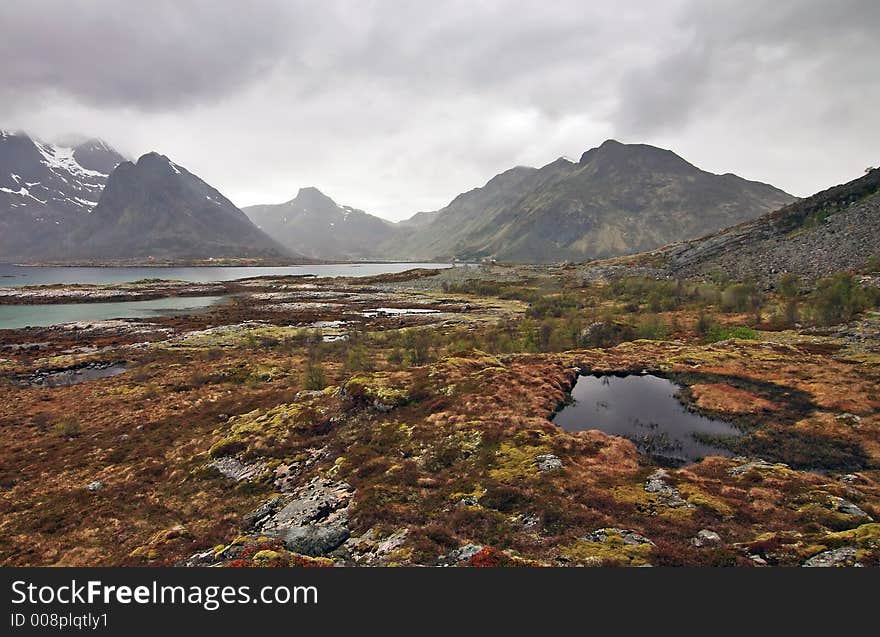 Lofoten Islands - Landscape in North Norway