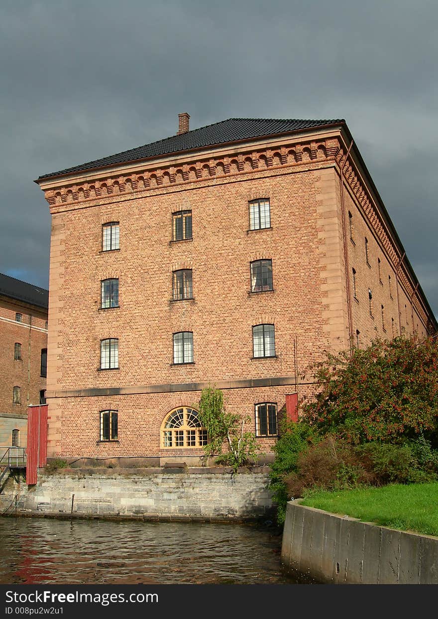 The old navy station Karljohansvern in Horten in Norway.