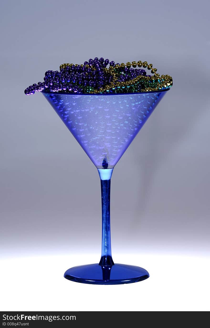 Cocktail Glass With Beads