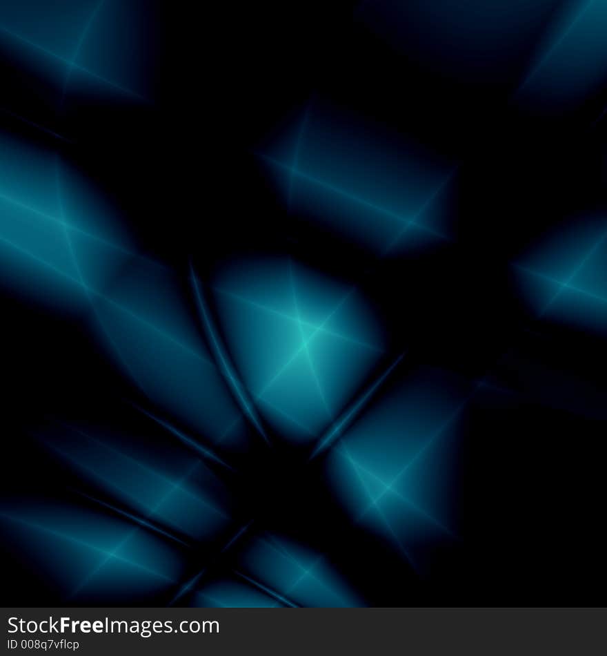 The artistic blue colored fantasy background illustration. The artistic blue colored fantasy background illustration