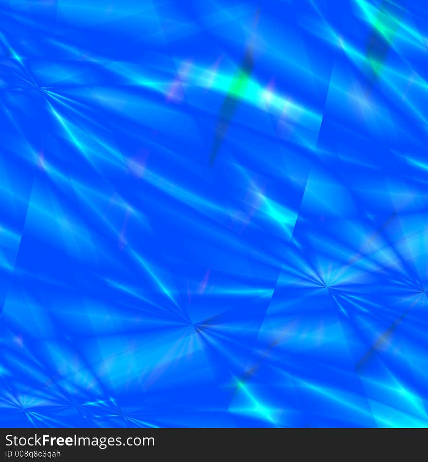 The artistic blue colored fantasy background illustration. The artistic blue colored fantasy background illustration