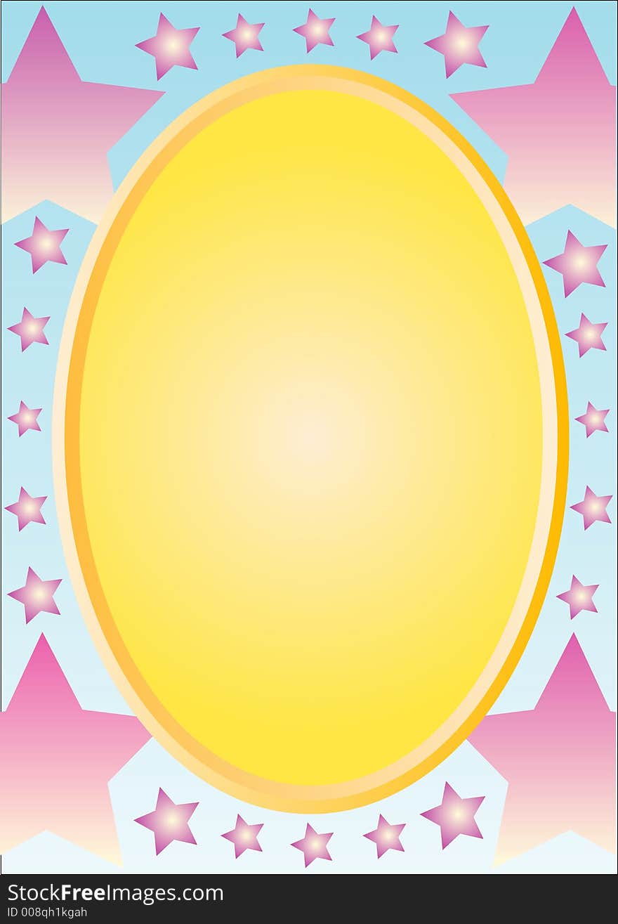 Golden ovat with stars around.
Also available as Illustrator-File. Golden ovat with stars around.
Also available as Illustrator-File