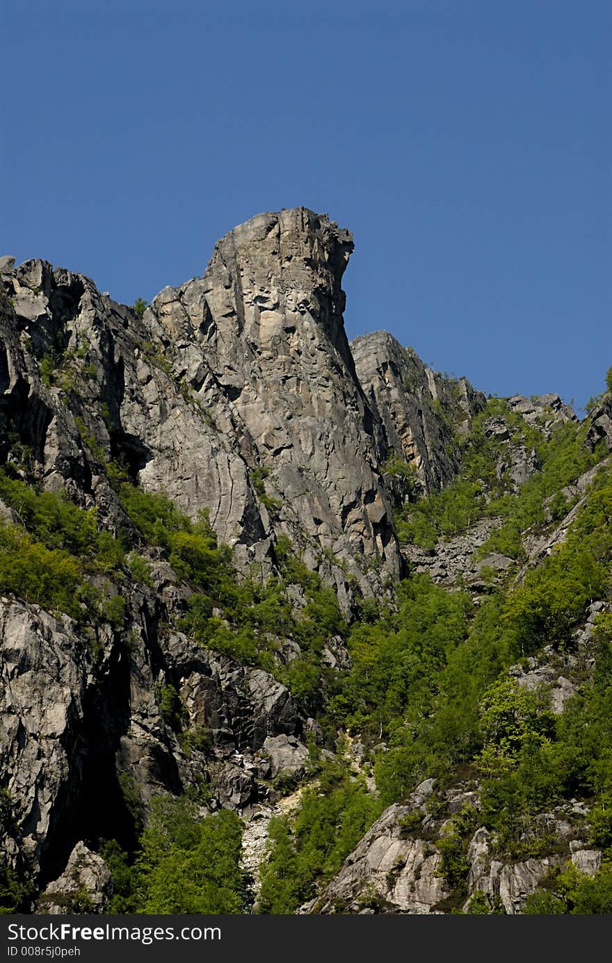 Picture of Lysefjord in Norway. Picture of Lysefjord in Norway.