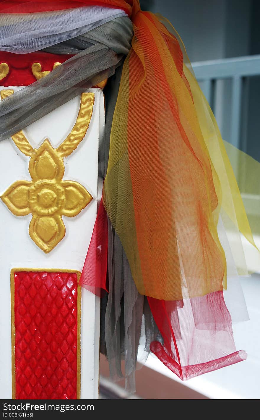 Close-up of a Buddhist alter in Thailand. Close-up of a Buddhist alter in Thailand