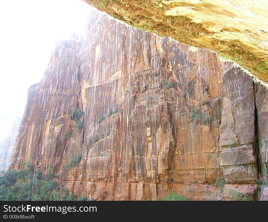 Zion Waterfall