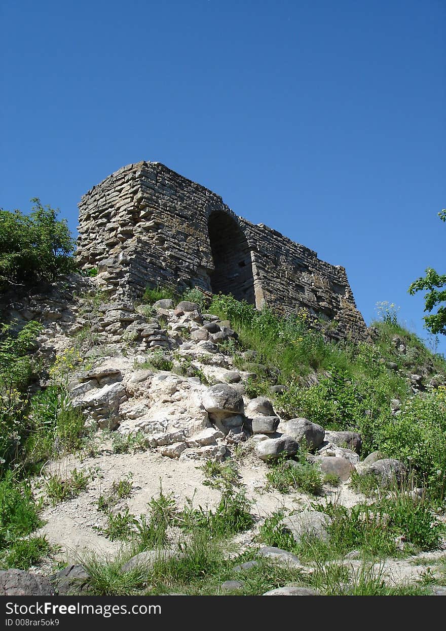 Stones And Ruins. Fortress Of Staraya Ladoga