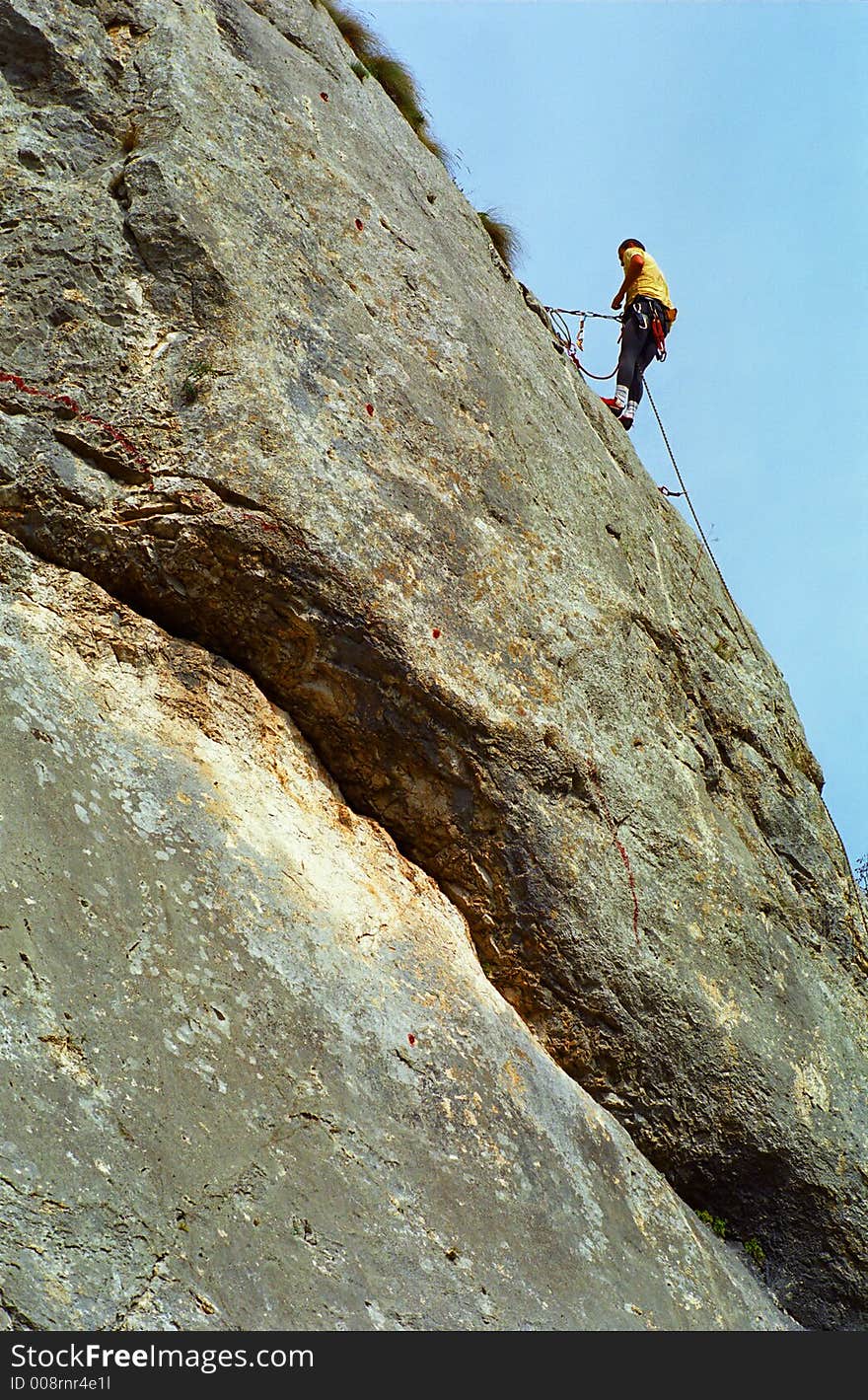 Climbing in Metaliferi Mountains, Romania. Climbing in Metaliferi Mountains, Romania