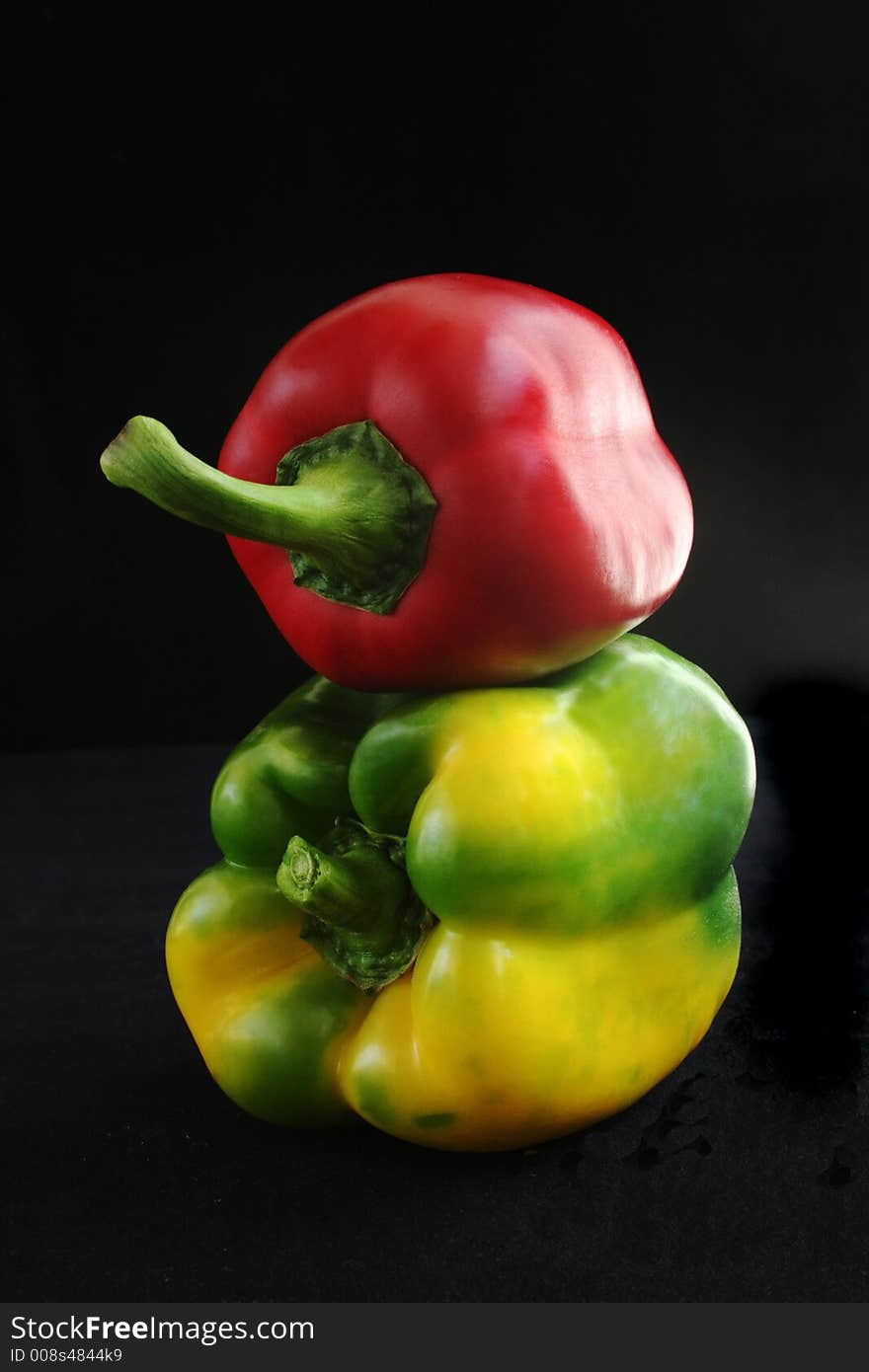 Red and Green Peppers