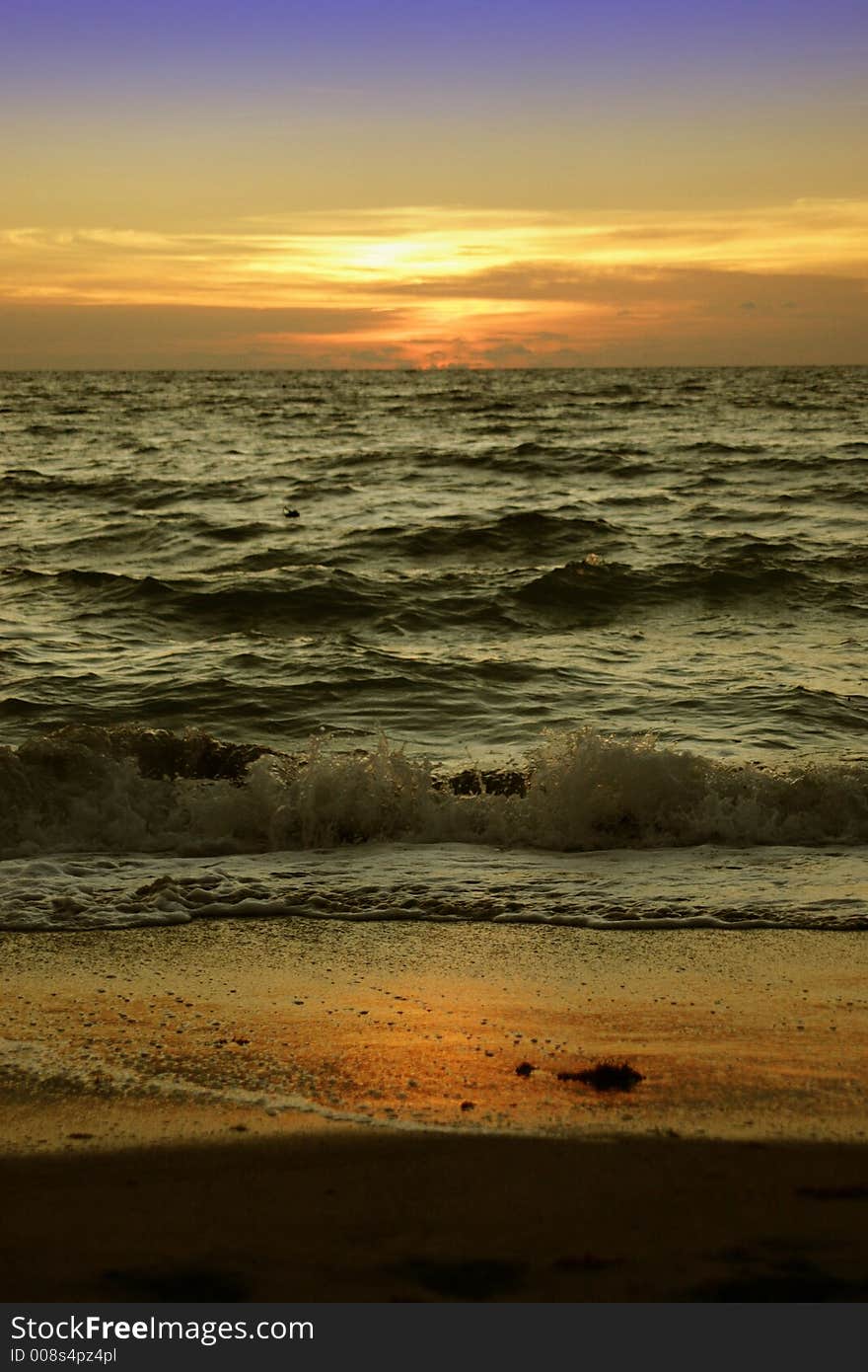 Beautiful sunset at Venise beach in Florida!. Beautiful sunset at Venise beach in Florida!