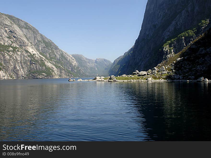 Picture of Lysefjord in Norway.