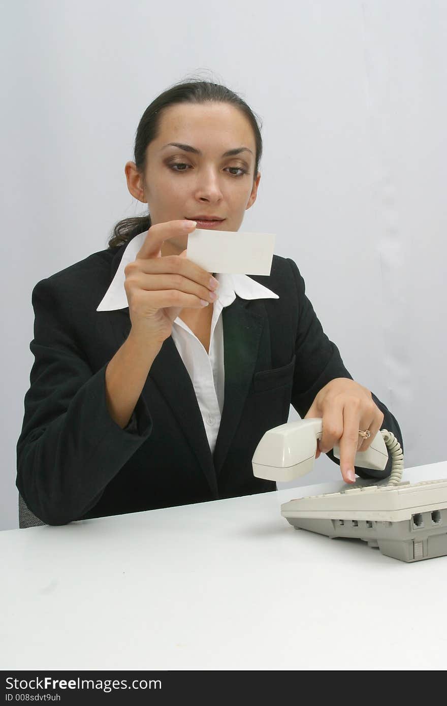 Business woman is prinring in office, copy, duplicate, calling