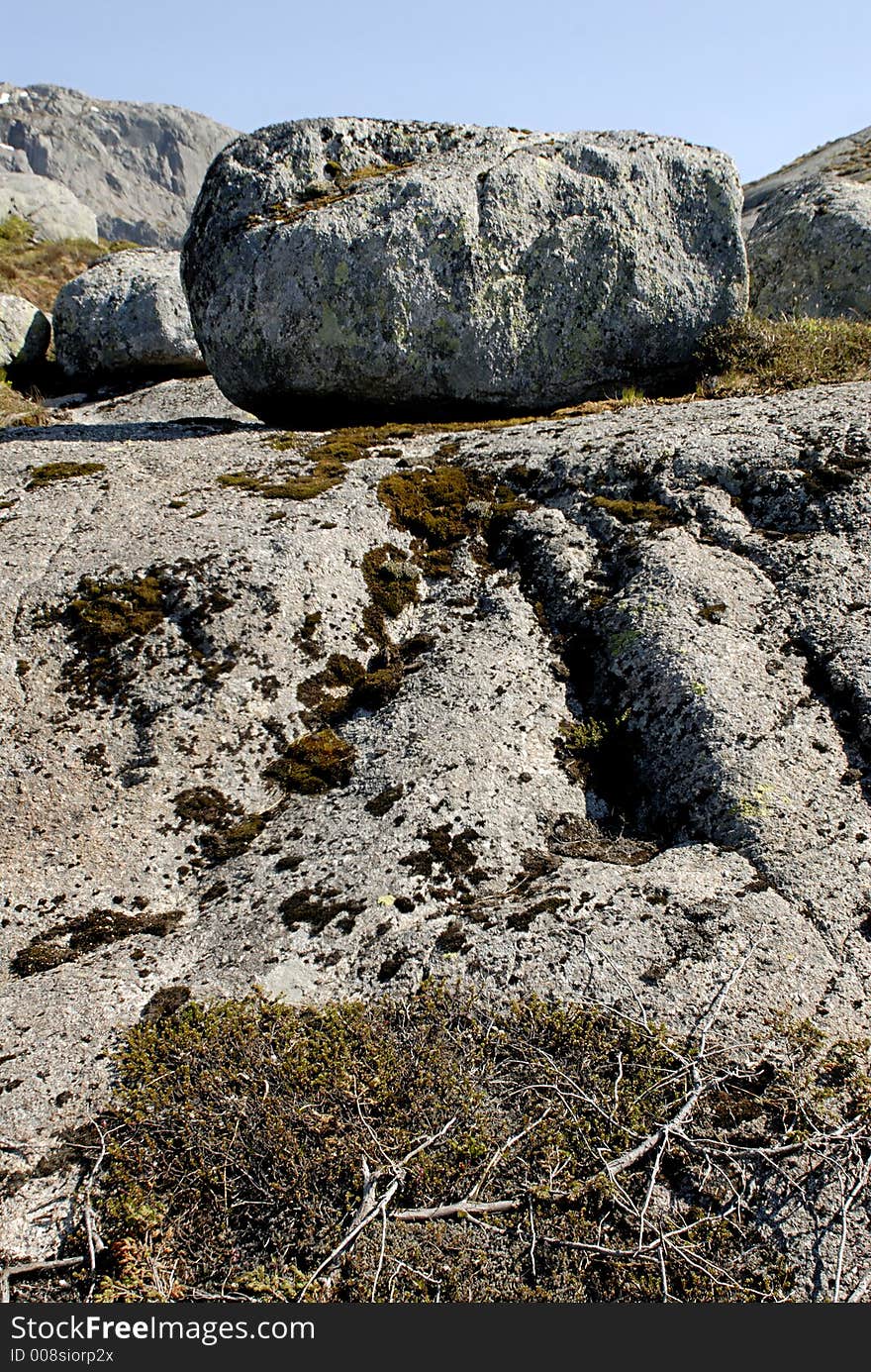 Mountain Landscape And Rocks