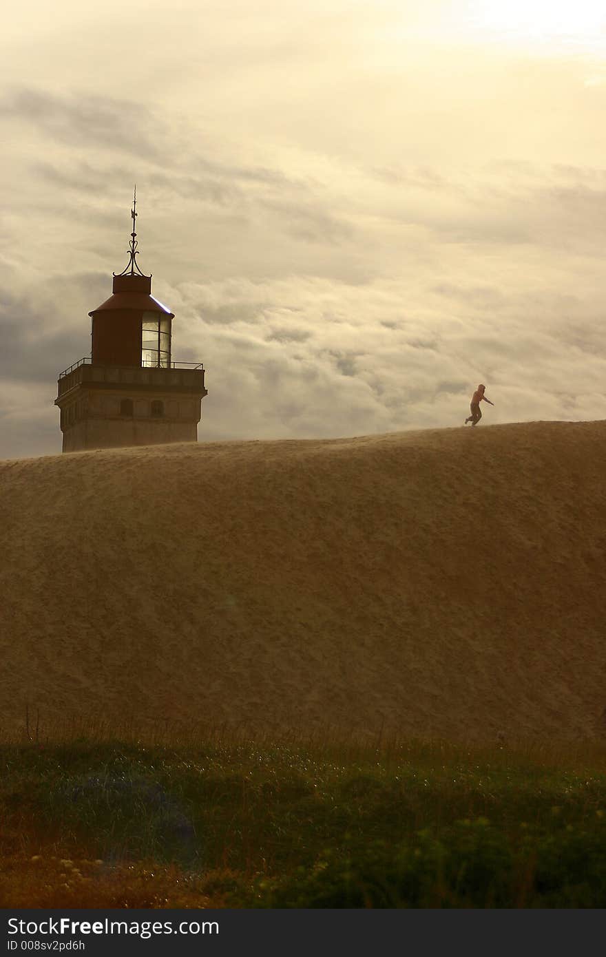 Lighthouse in denmark