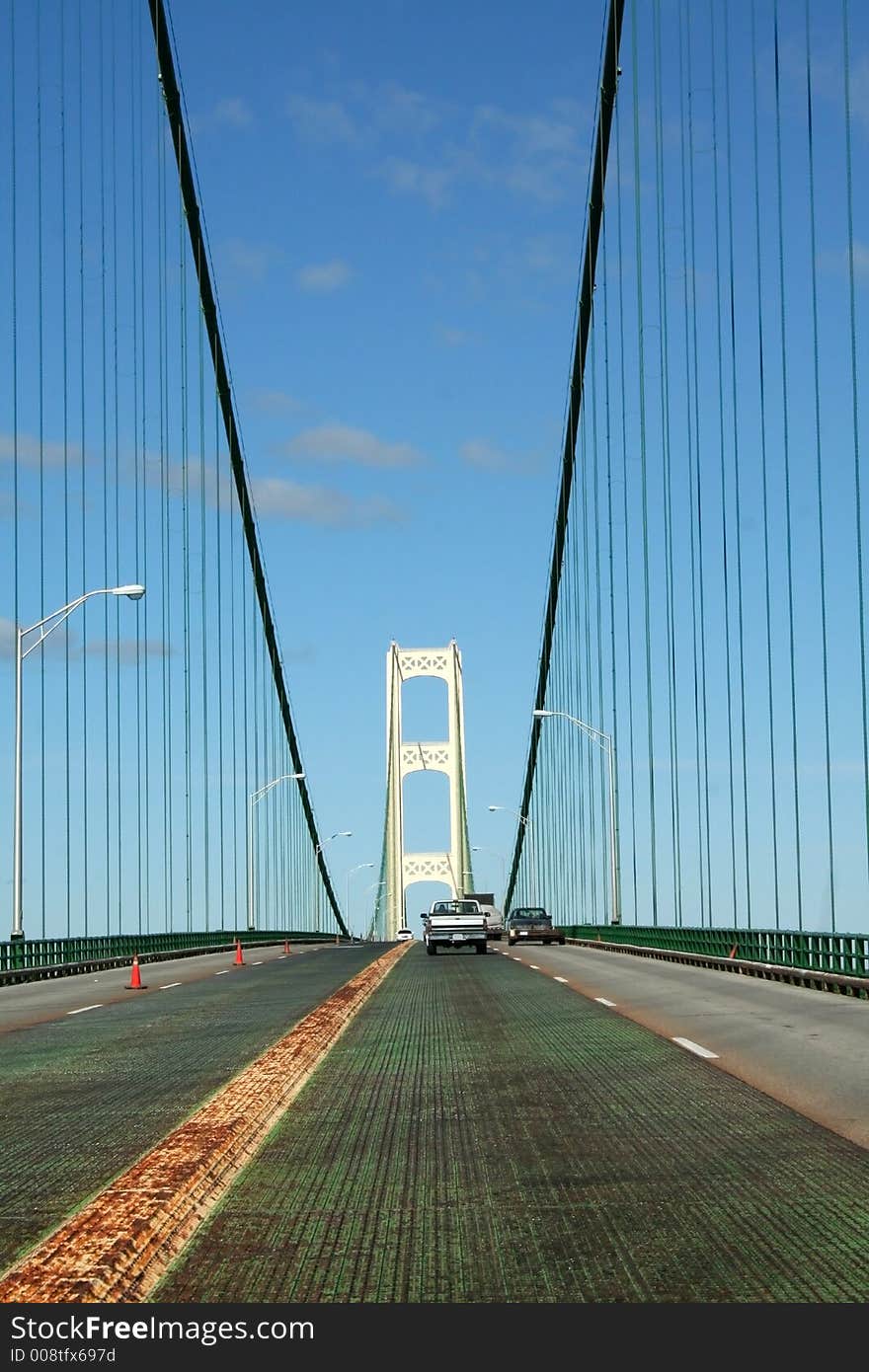 Historic Mackinac bridge -Longest bridge in America