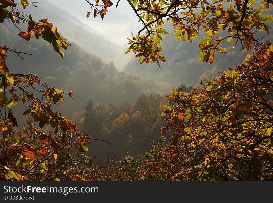 Autumn in the mountain