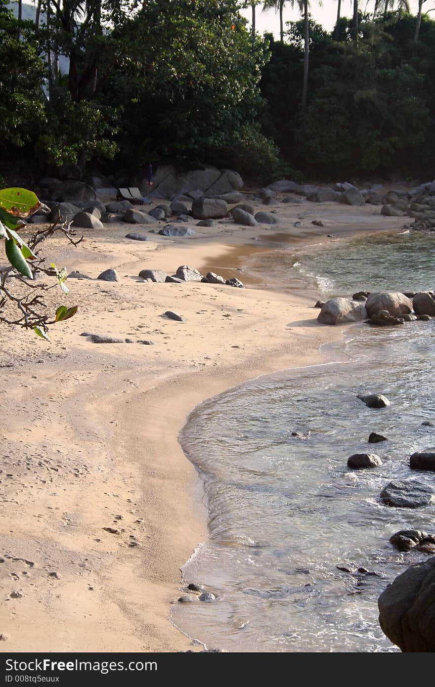 Secluded bay