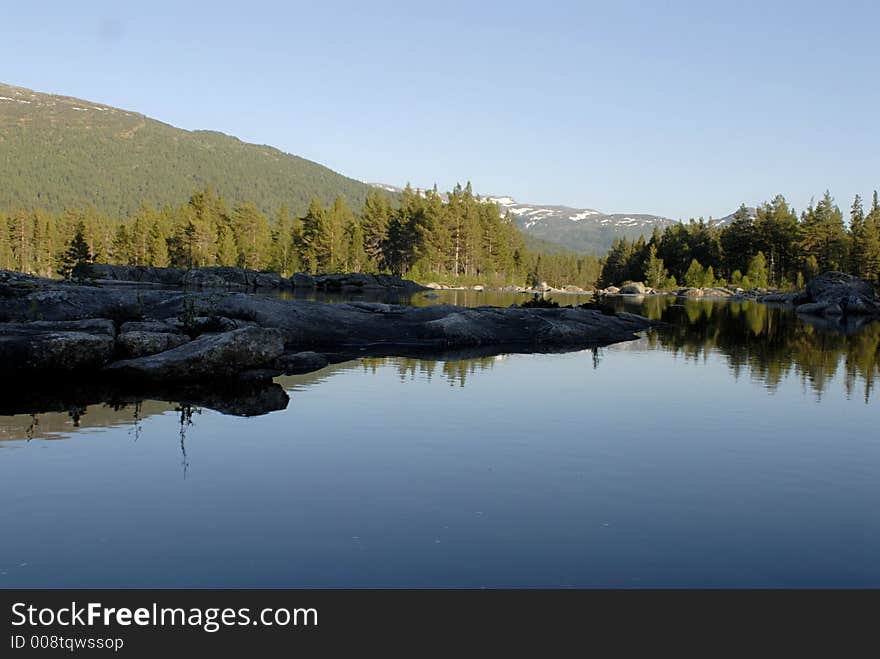 Picture of land scenery in central Norway. Picture of land scenery in central Norway.