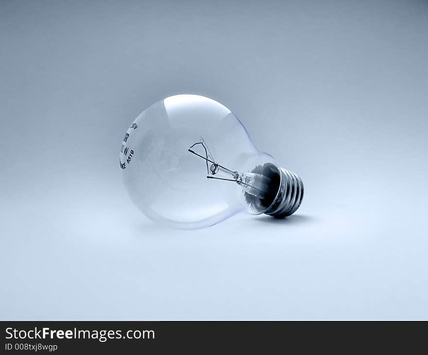 A close up of a light bulb.