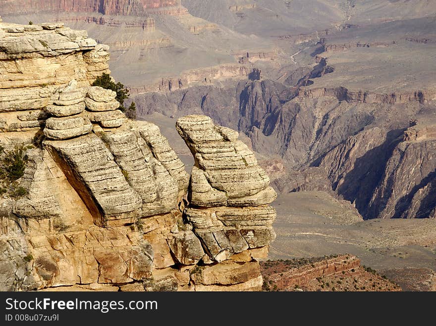 Spectacular View of the Canyons Rock Formation. Spectacular View of the Canyons Rock Formation