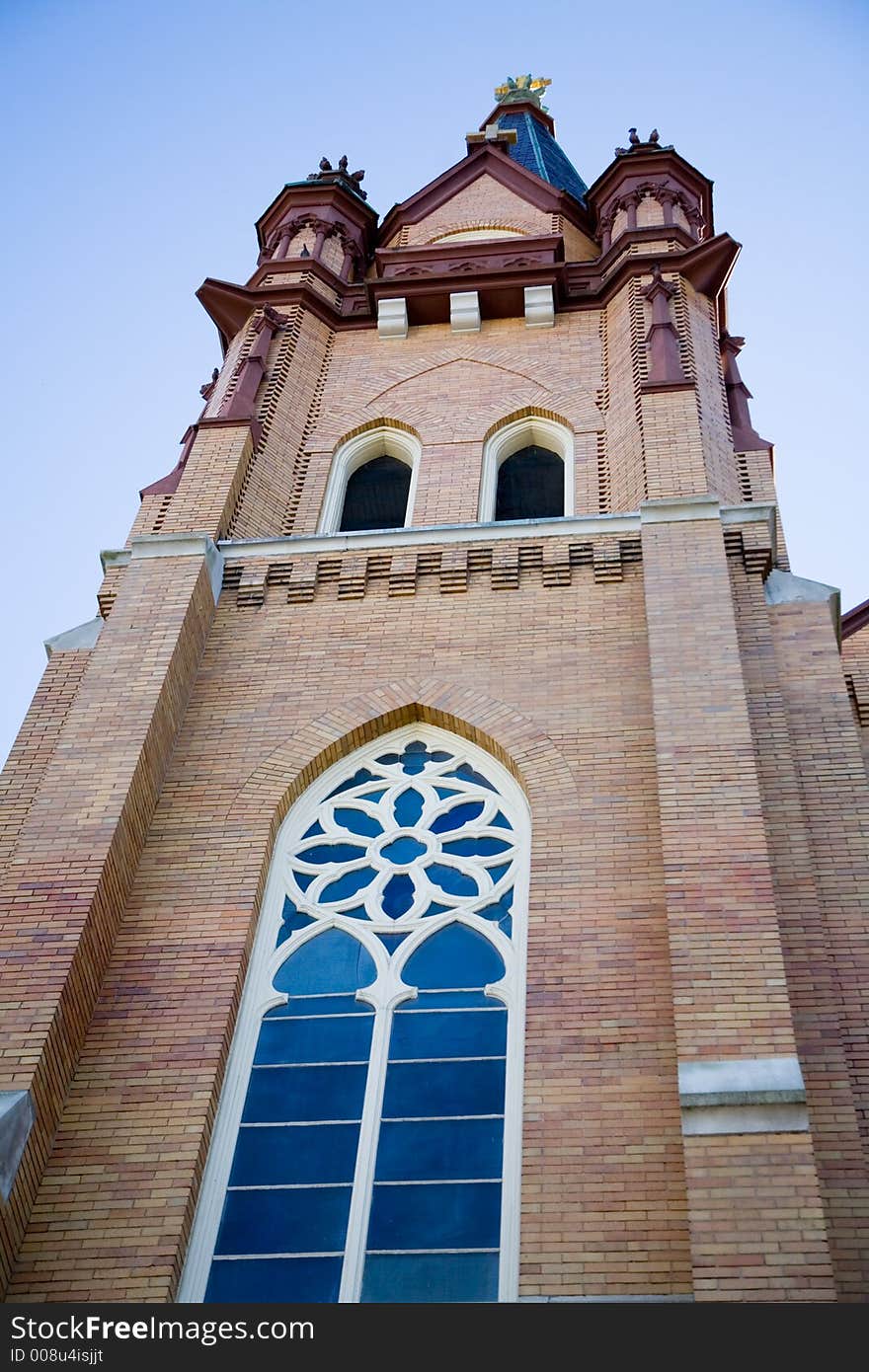 Bell Tower of a Small Town Church