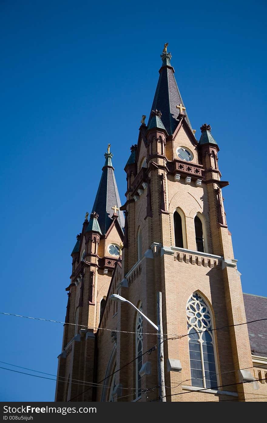 Bell Tower of a Small Town Church