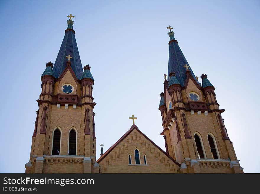 Bell Tower of a Small Town Church