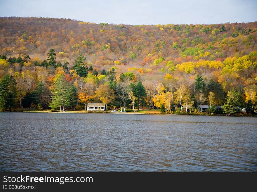 Waterfront Home And Foliage