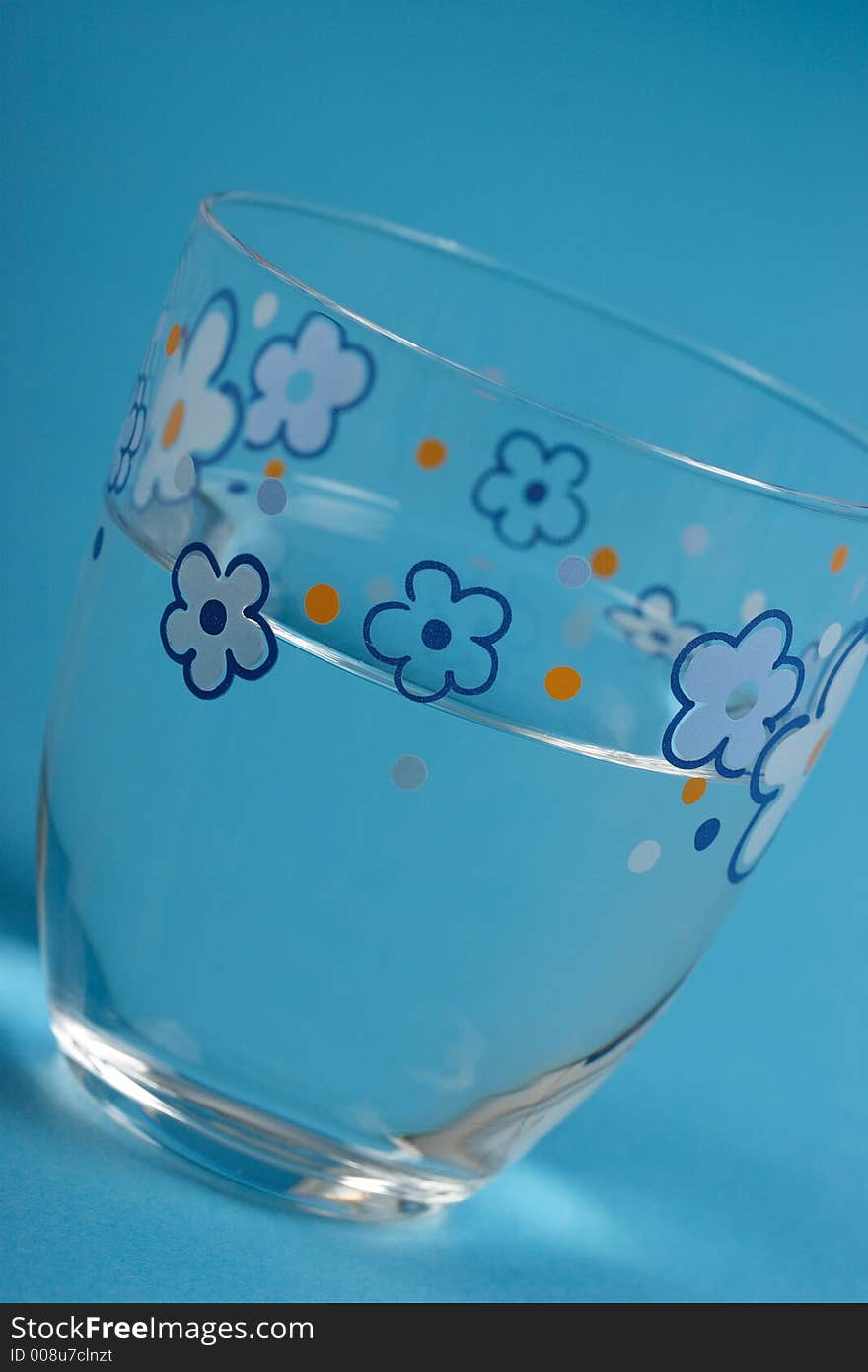 Stock photo of a glass of water