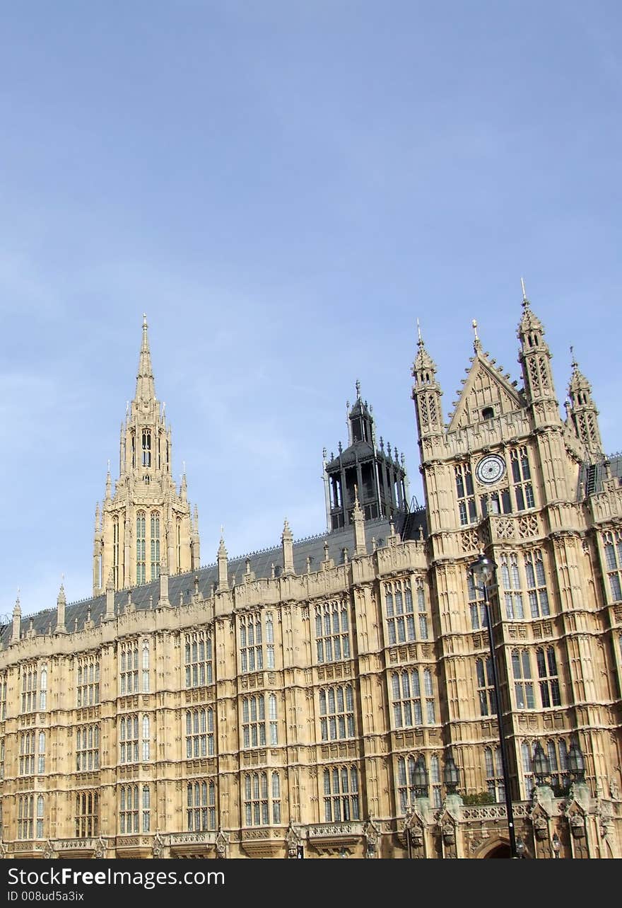 An Image from outside the houses of Parliament in central London. An Image from outside the houses of Parliament in central London.