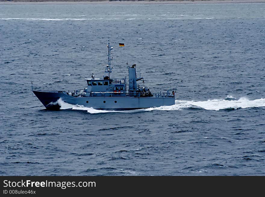 Picture of military ships in Coppenhagen, Denmark.