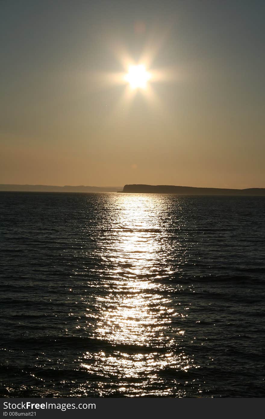 Sunset at Topsail Beach, Newfoundland. Sunset at Topsail Beach, Newfoundland