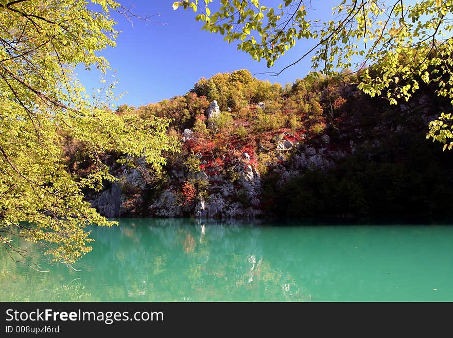 Autumn in the Plitvice National Park, Croatia