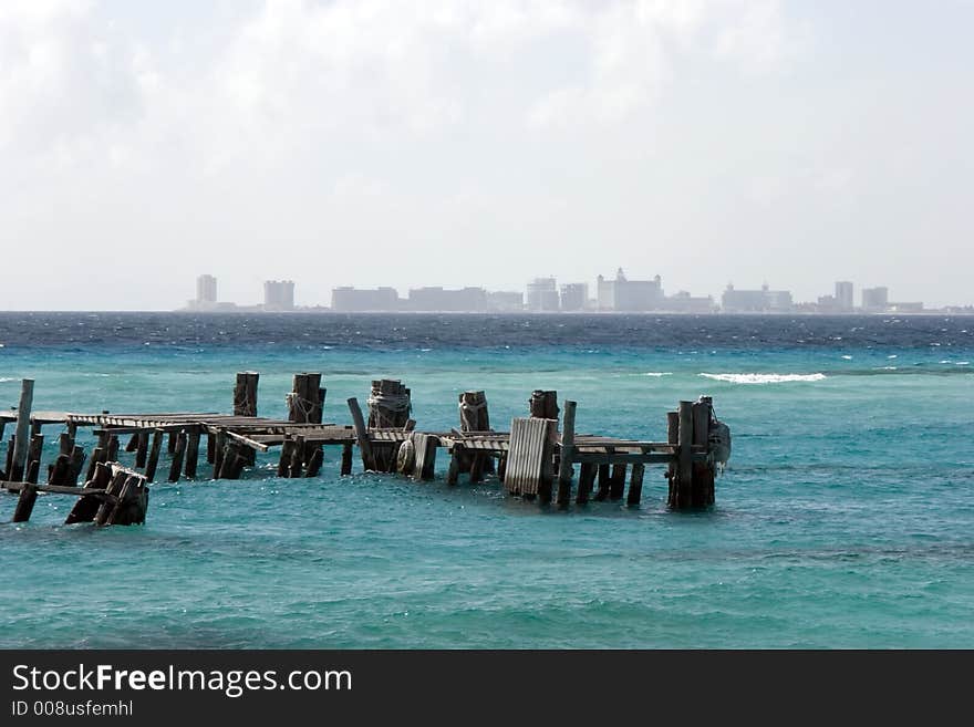 Isla Mujeres Coastline.