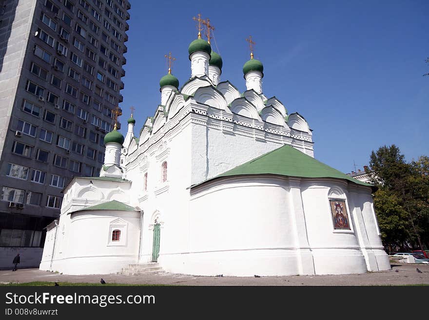 St.Simon Church in Moscow. St.Simon Church in Moscow