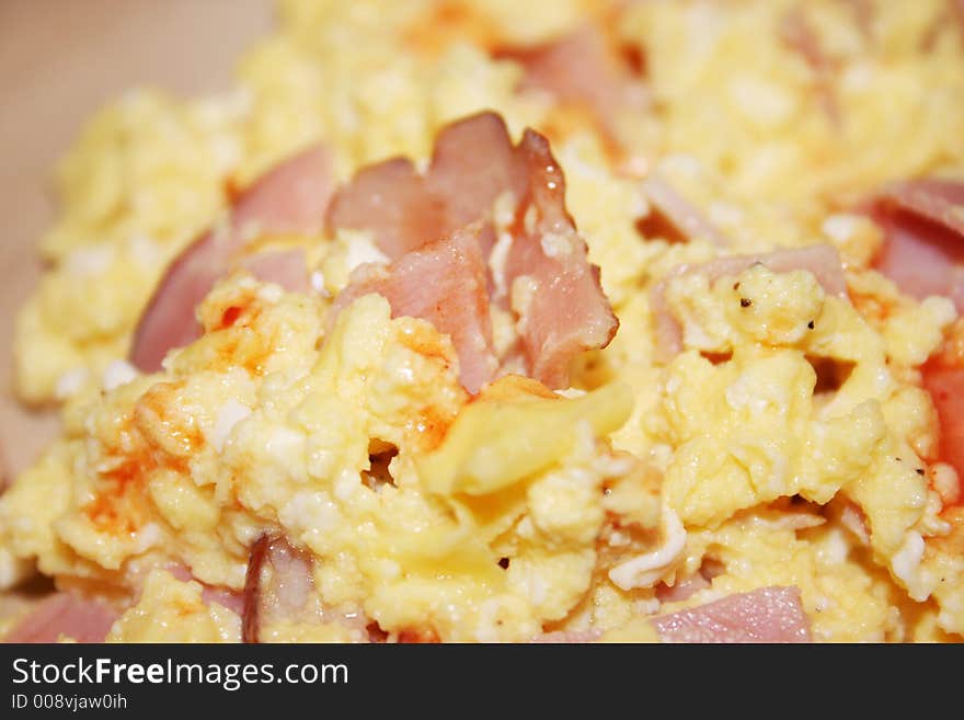 Scrambled Eggs & Ham