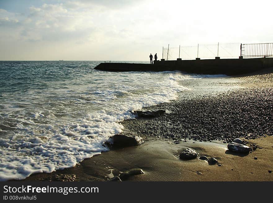 Black sea coast