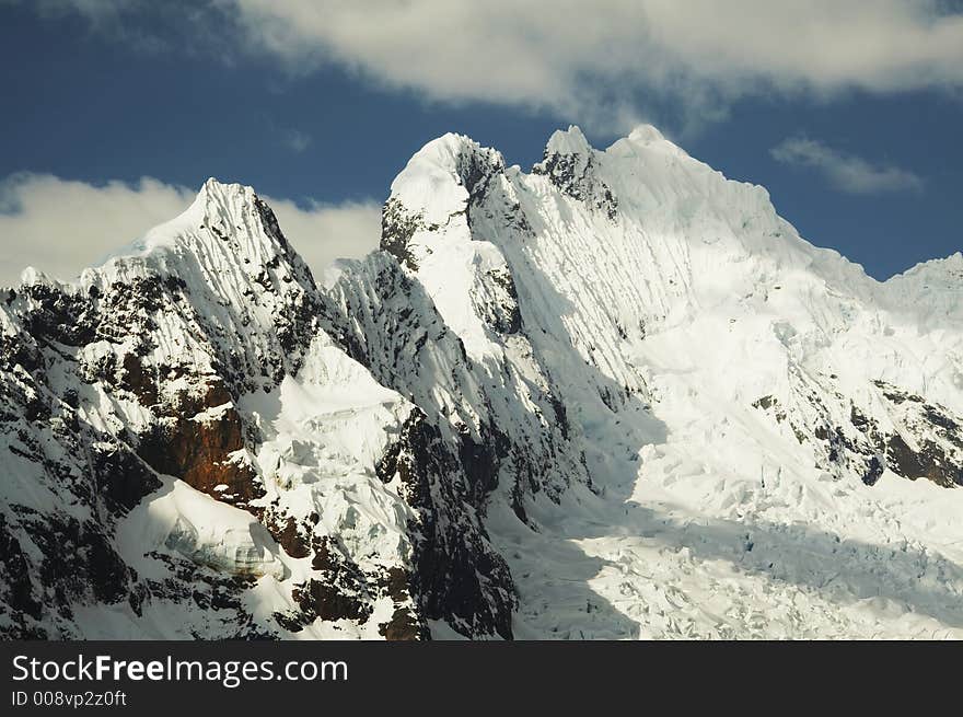 Beautiful summit in the Cordilleras. Beautiful summit in the Cordilleras