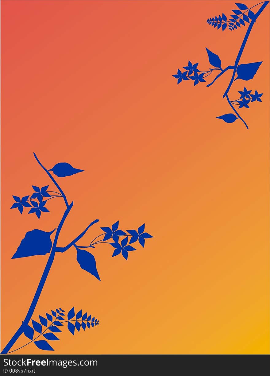 This is a Illustration of abstract flowers.