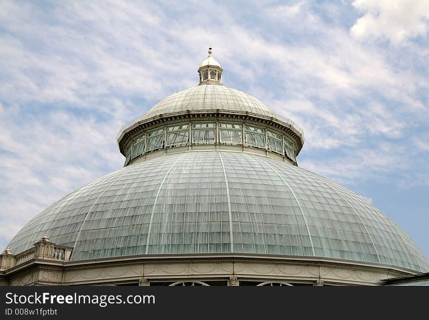 White Domed Garden Building