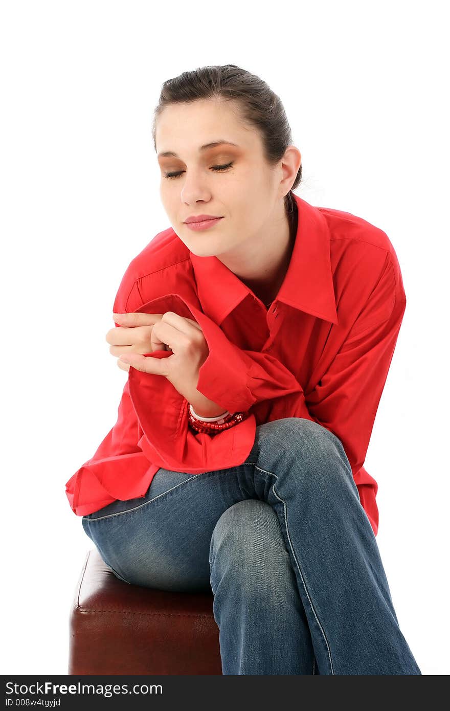 Stock photo of a young woman