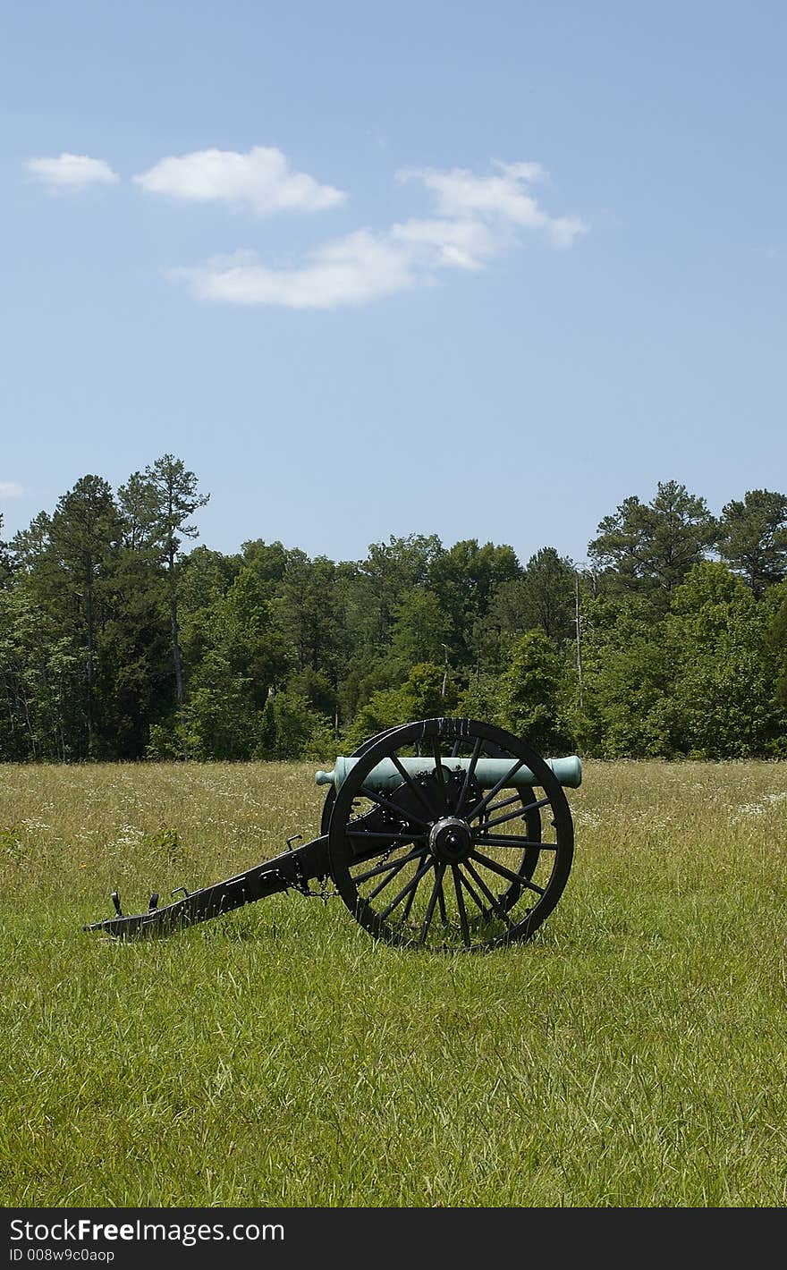 A view of the Civil War Battlefield at Chickamauga. A view of the Civil War Battlefield at Chickamauga