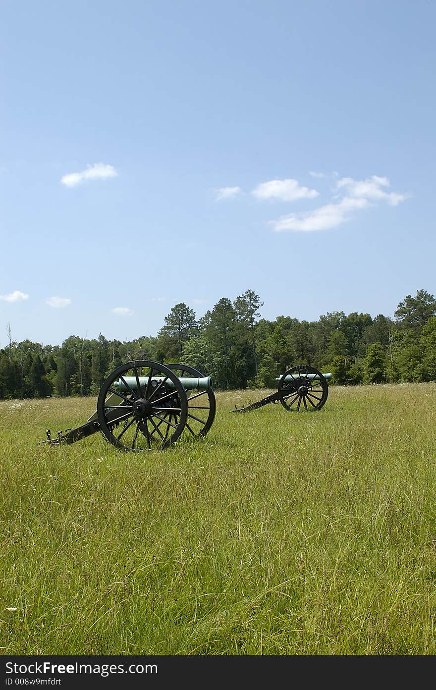 A view of the Civil War Battlefield at Chickamauga. A view of the Civil War Battlefield at Chickamauga