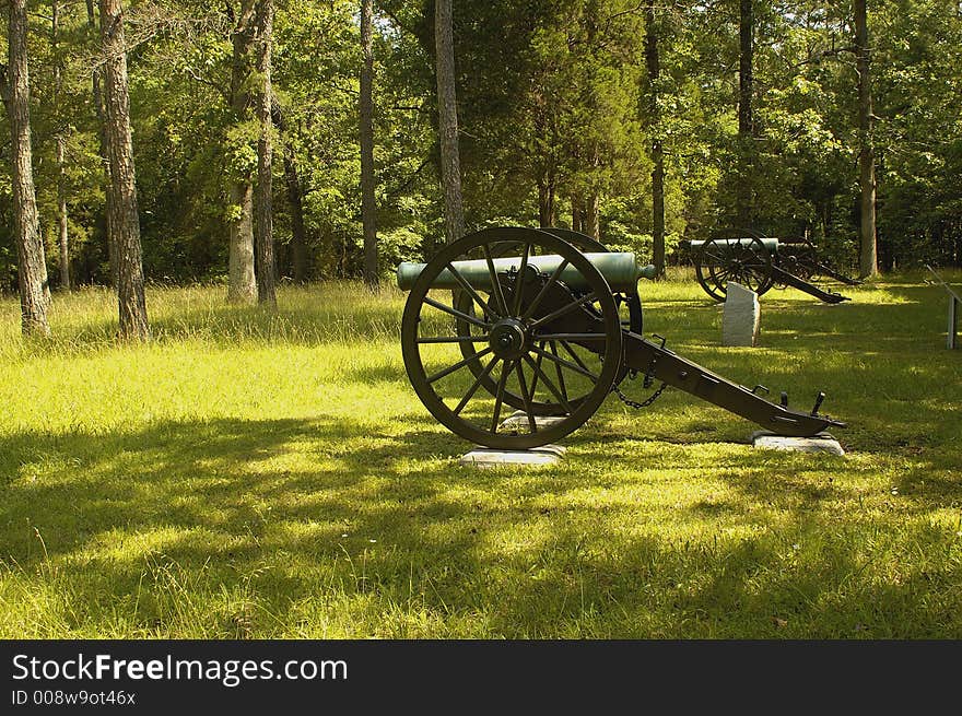 A view of the Civil War Battlefield at Chickamauga. A view of the Civil War Battlefield at Chickamauga