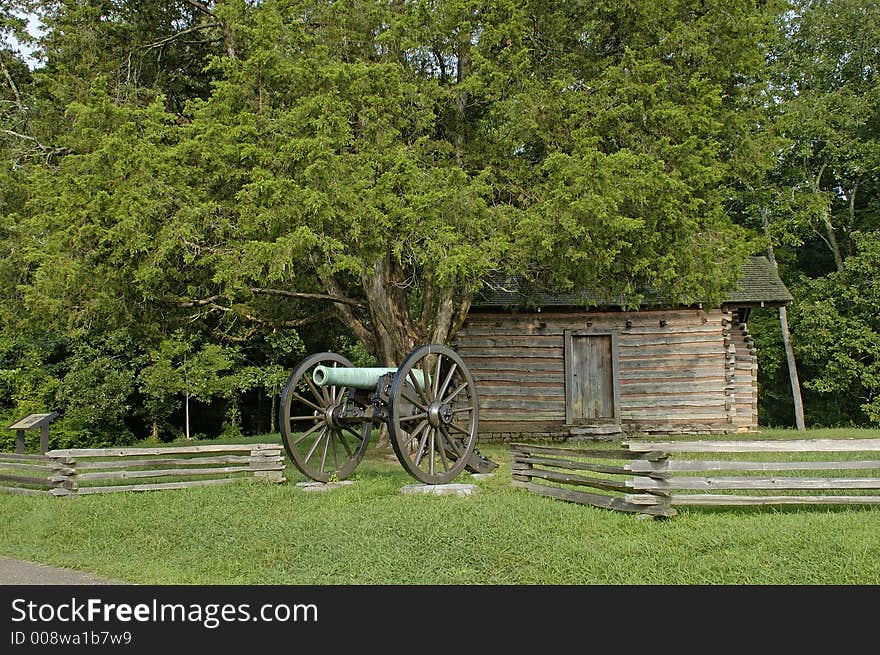 A view of the Civil War Battlefield at Chickamauga. A view of the Civil War Battlefield at Chickamauga