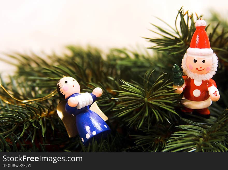 Traditional german christmas ornaments