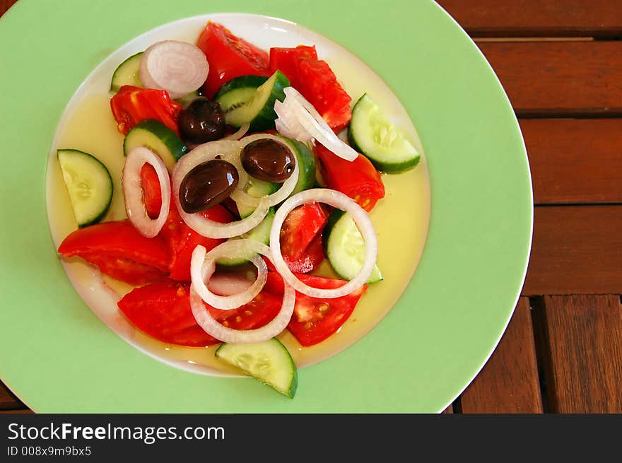 Fresh greek salad